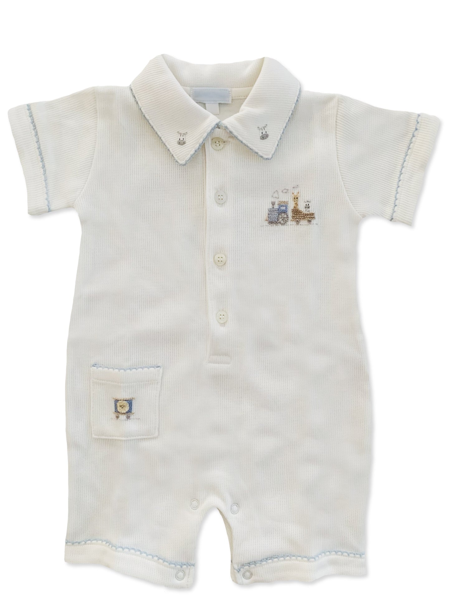 Romper Nino Trenzinho 100% Algodão Pima Peruano - MON ENFANT-Bébés et Petits