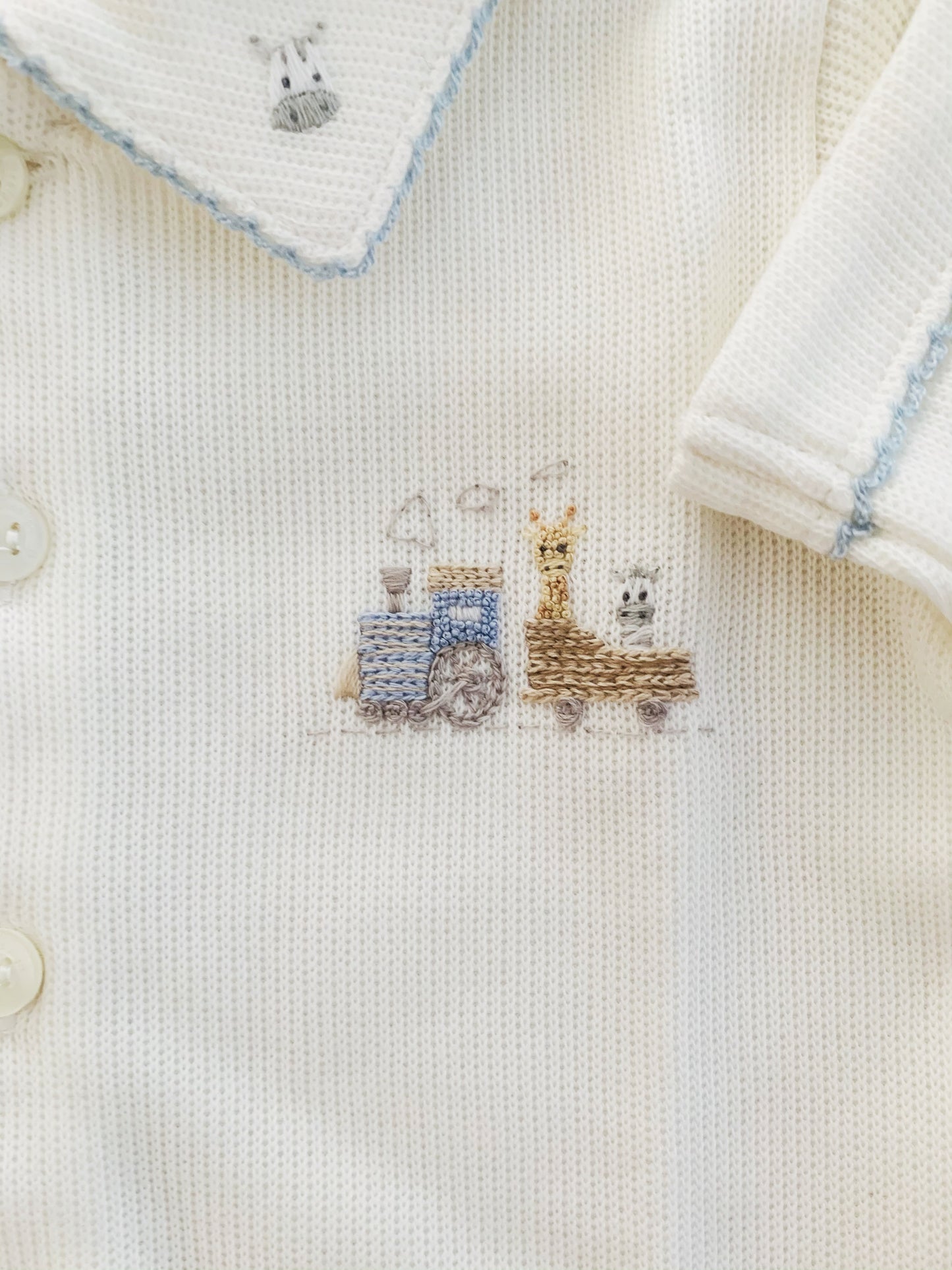Romper Nino Trenzinho 100% Algodão Pima Peruano - MON ENFANT-Bébés et Petits