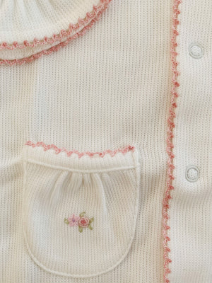 
            
                Carregar imagem no visualizador da galeria, Macacão Borboleta - Bordado à mão - 100% algodão Pima Peruano - MON ENFANT-Bébés et Petits
            
        
