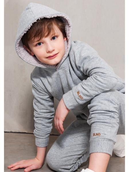Blusa em Moletom Cinza Mescla - Enfants Collection - MON ENFANT-Bébés et Petits