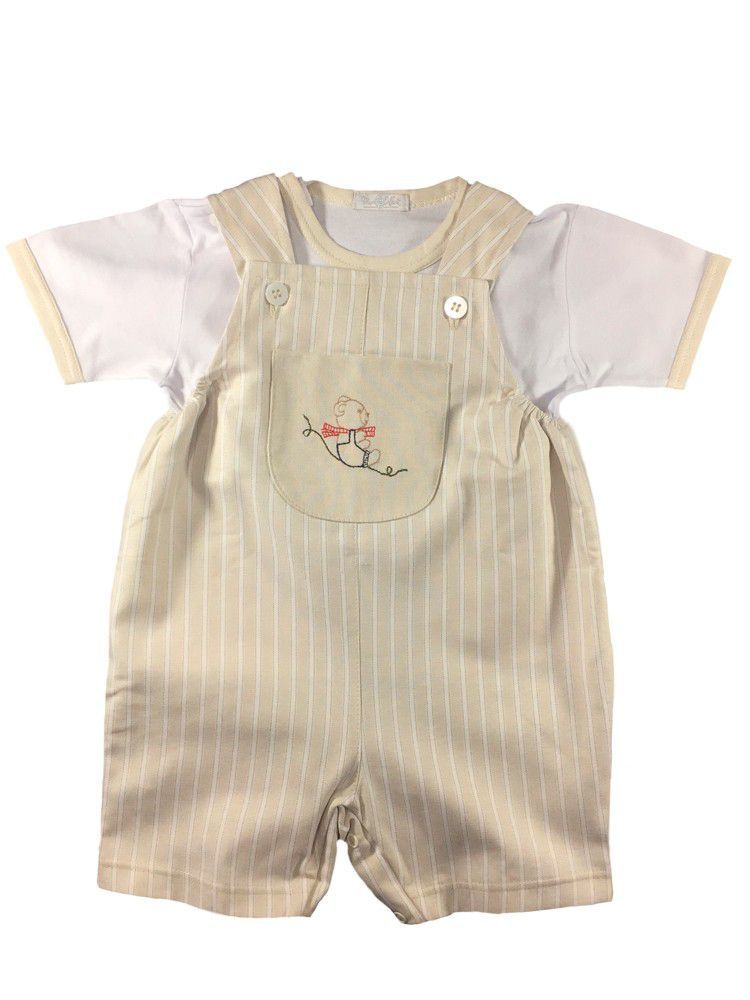 Jardineira Nino - Fío Egípcio - MON ENFANT-Bébés et Petits