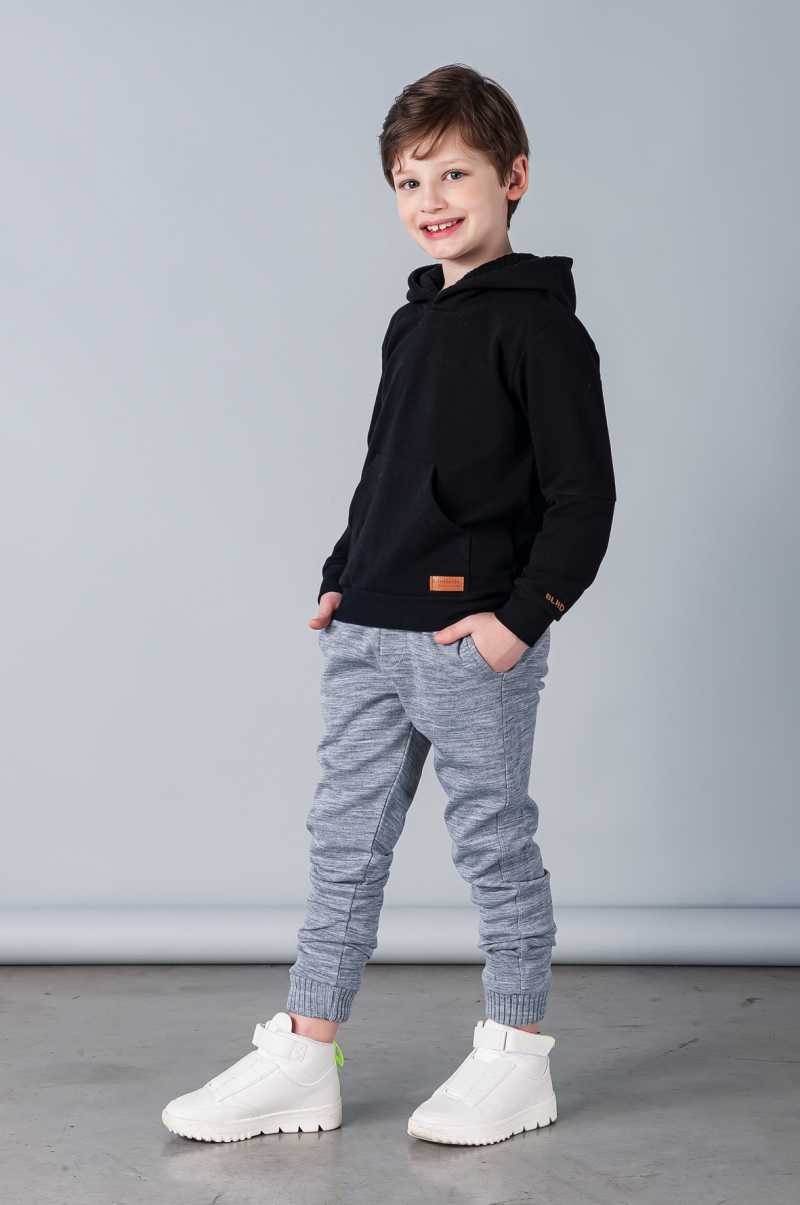 Blusa em Moletom Preta - Enfants Collection - MON ENFANT-Bébés et Petits