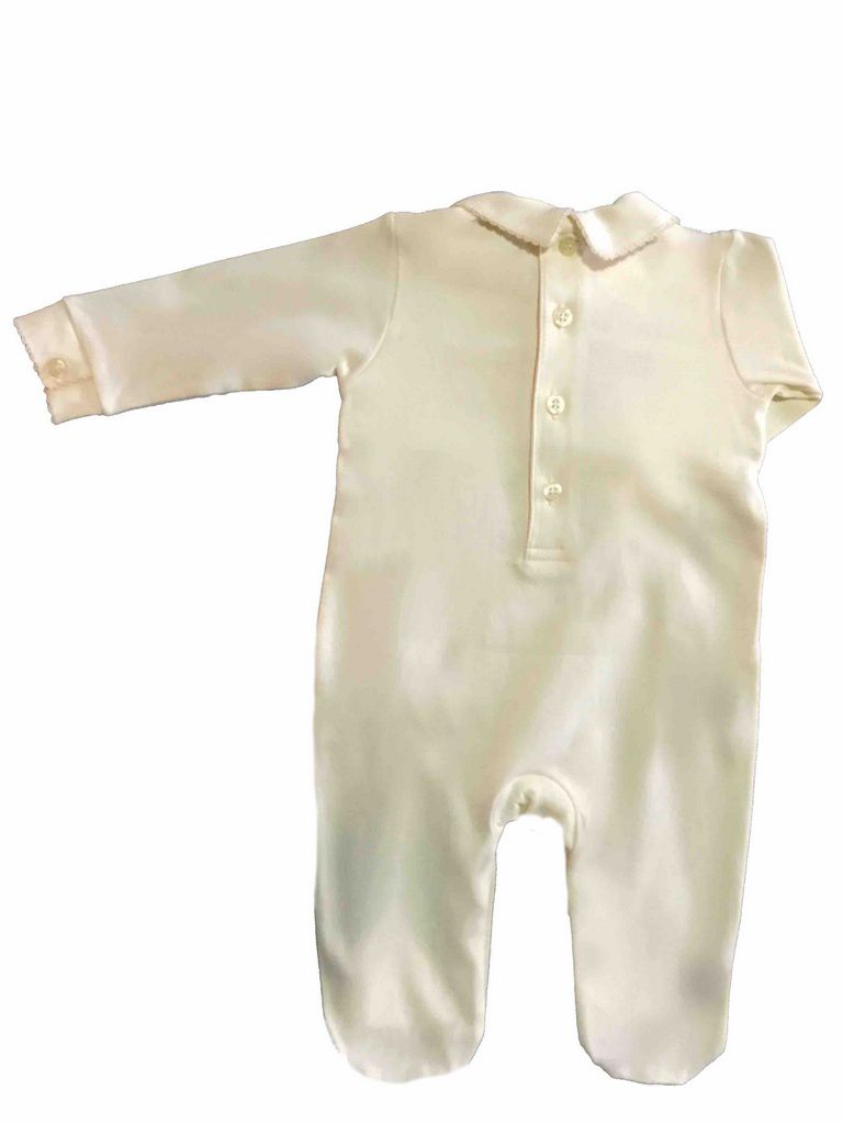 Macacão Bordado Smock Nino - 100% Algodão Pima Peruano - MON ENFANT-Bébés et Petits