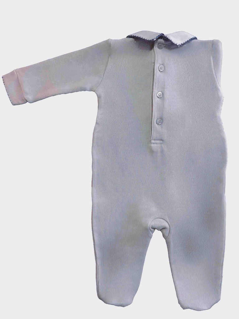 Macacão Cinza Ursinho - 100% Algodão Pima Peruano - MON ENFANT-Bébés et Petits