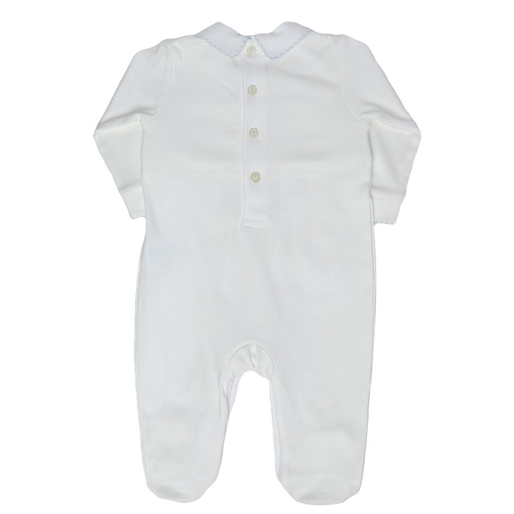 Macacão Nino Bordado à Mão - 100% Algodão Pima Peruano - MON ENFANT-Bébés et Petits