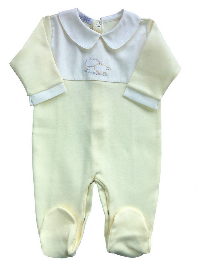 Macacão Ovelhinhas - Fío Egípcio - Mon Enfant Collection - MON ENFANT-Bébés et Petits