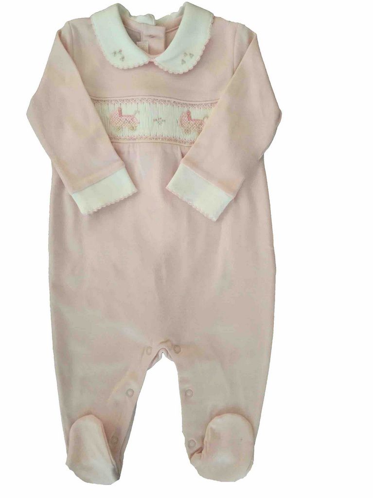 Macacão Smock Carrinhos - 100% Algodão Pima Peruano - MON ENFANT-Bébés et Petits
