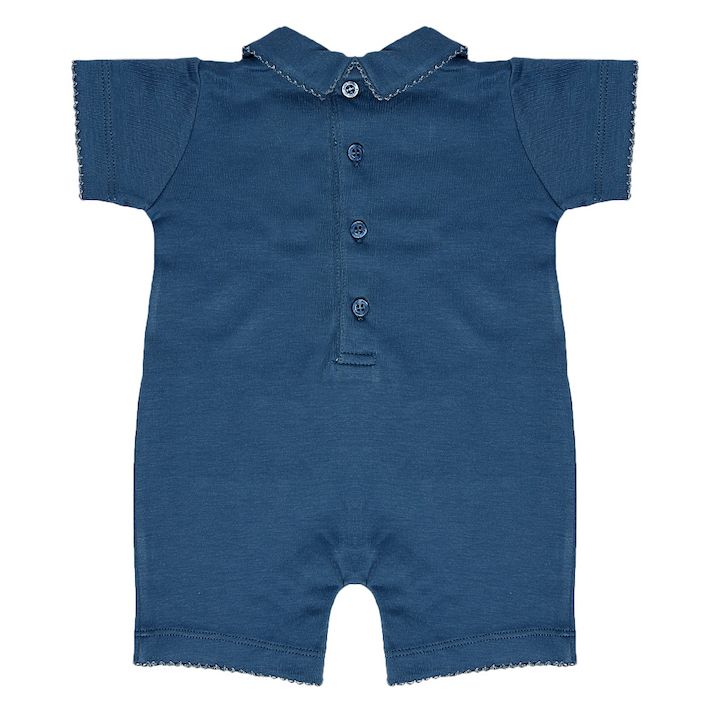 Romper Nino Bordado à Mão - 100% Algodão Pima Peruano - MON ENFANT-Bébés et Petits