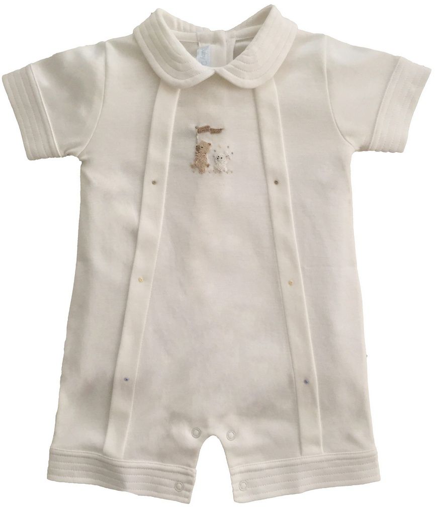 Romper Ursinho Bandeira - 100% Algodão Pima Peruano - MON ENFANT-Bébés et Petits