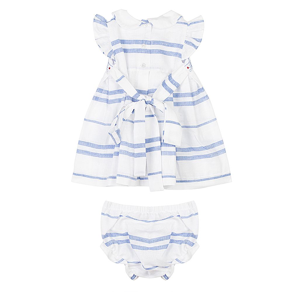 Vestido com Calcinha Composê Bordado Capri - MON ENFANT-Bébés et Petits