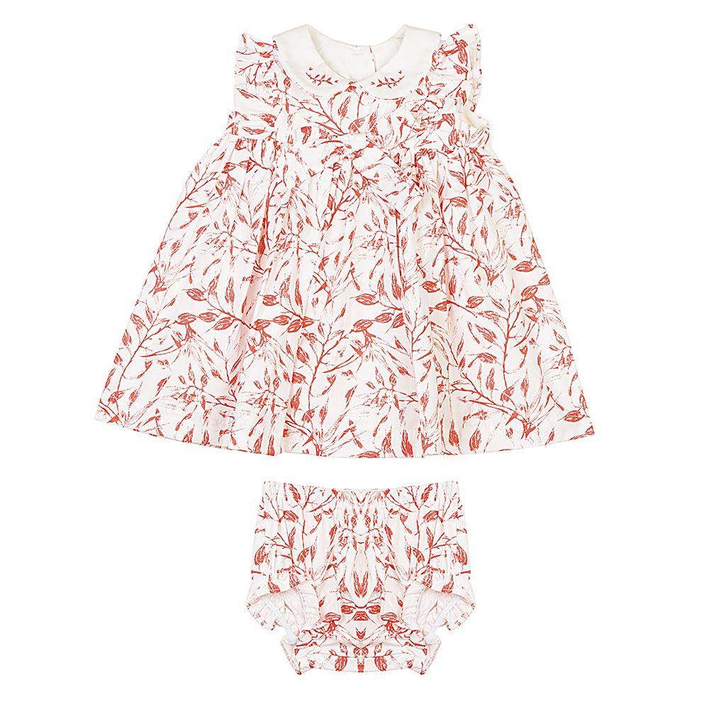 Vestido com Calcinha Estampado Roma - MON ENFANT-Bébés et Petits