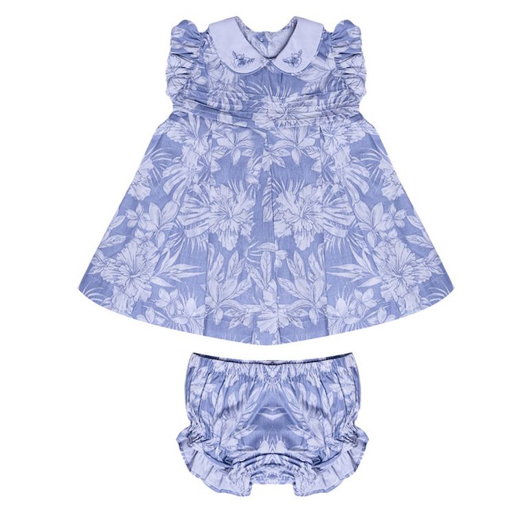 Vestido estampado com calcinha - MON ENFANT COLLECTION - MON ENFANT-Bébés et Petits