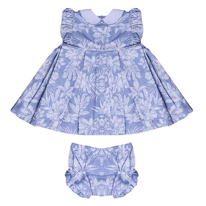 Vestido estampado com calcinha - MON ENFANT COLLECTION - MON ENFANT-Bébés et Petits